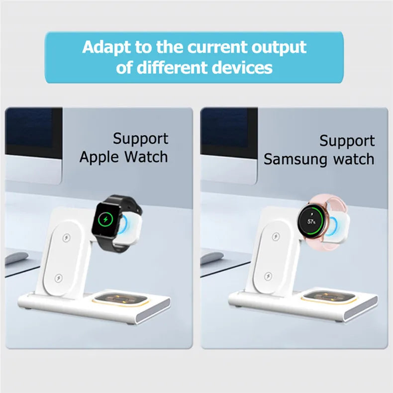 Wireless Charger Stand Pad 3 in 1